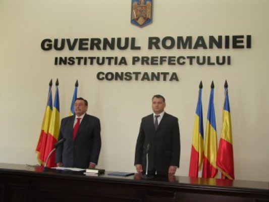 Noul prefect al Constanţei, Bogdan Huţucă, a depus jurământul - Video